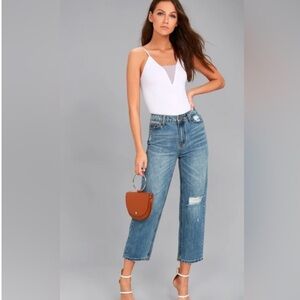 EVIDNT Los Angeles Malibu Girlfriend distressed Jean in size 29 NWT